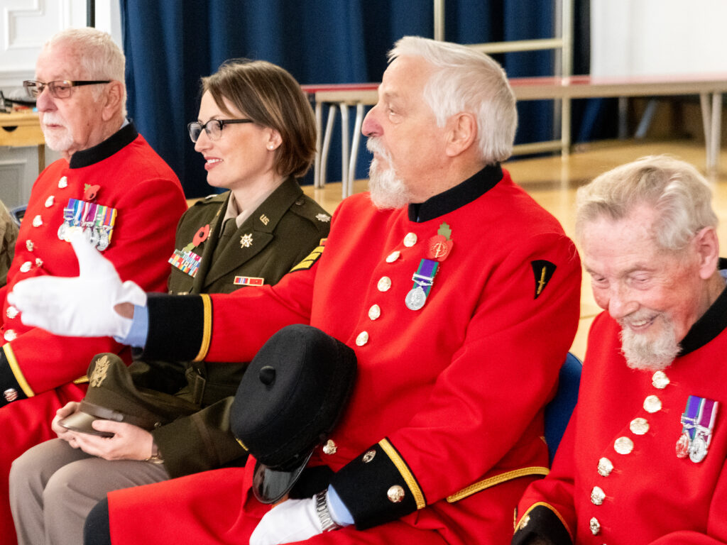 Chelsea Pensioners talk